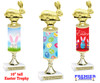 Easter theme trophy.  Festive award for your Easter pageants, contests, competitions and more.  stem Bunny