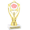 Custom trophy 7" tall.  Upload your logo or custom artwork for a unique award perfect for any event, contest or gift. ph112