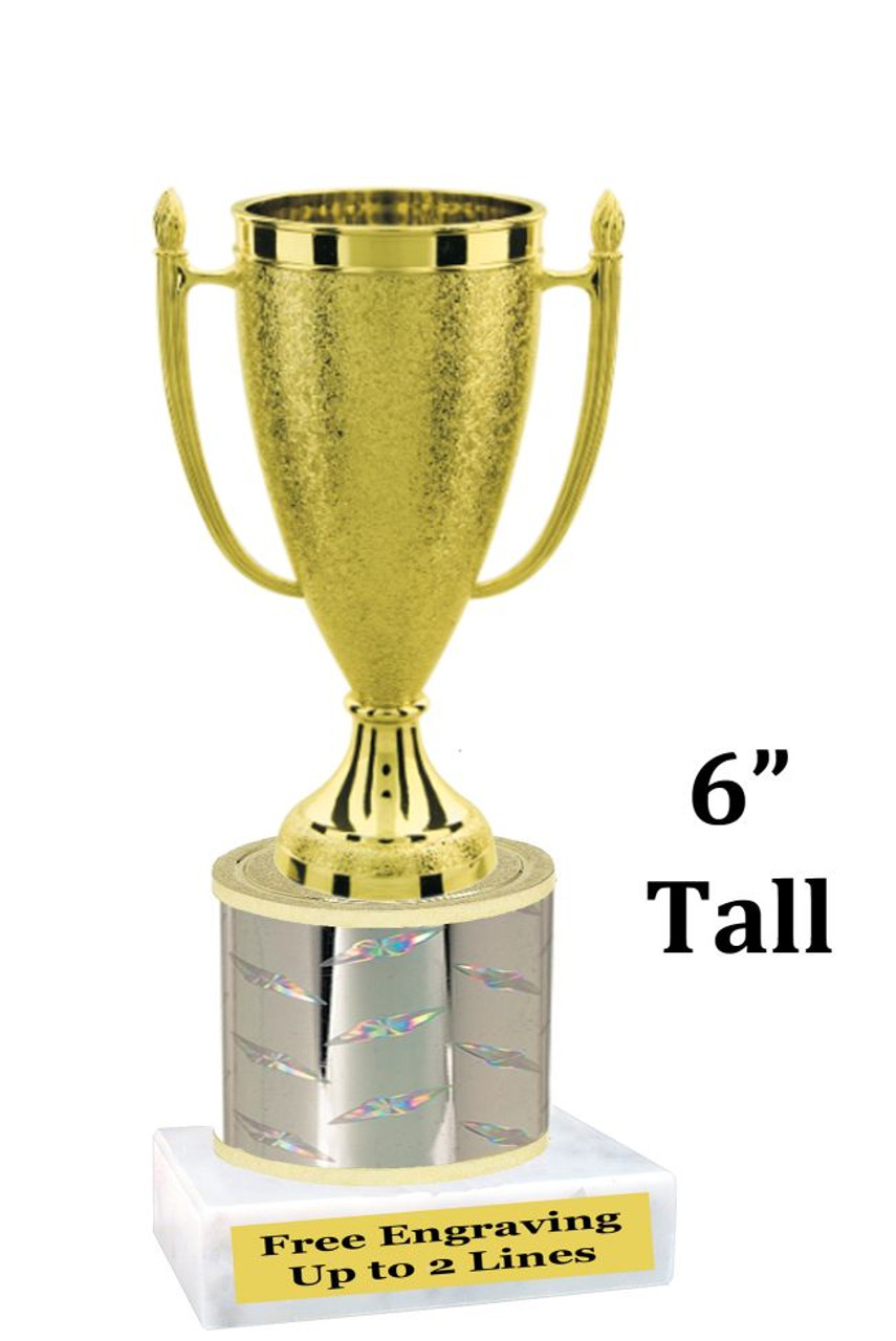 Pewter Tall Trophy Base G 6 Dia X 7.25 Tall