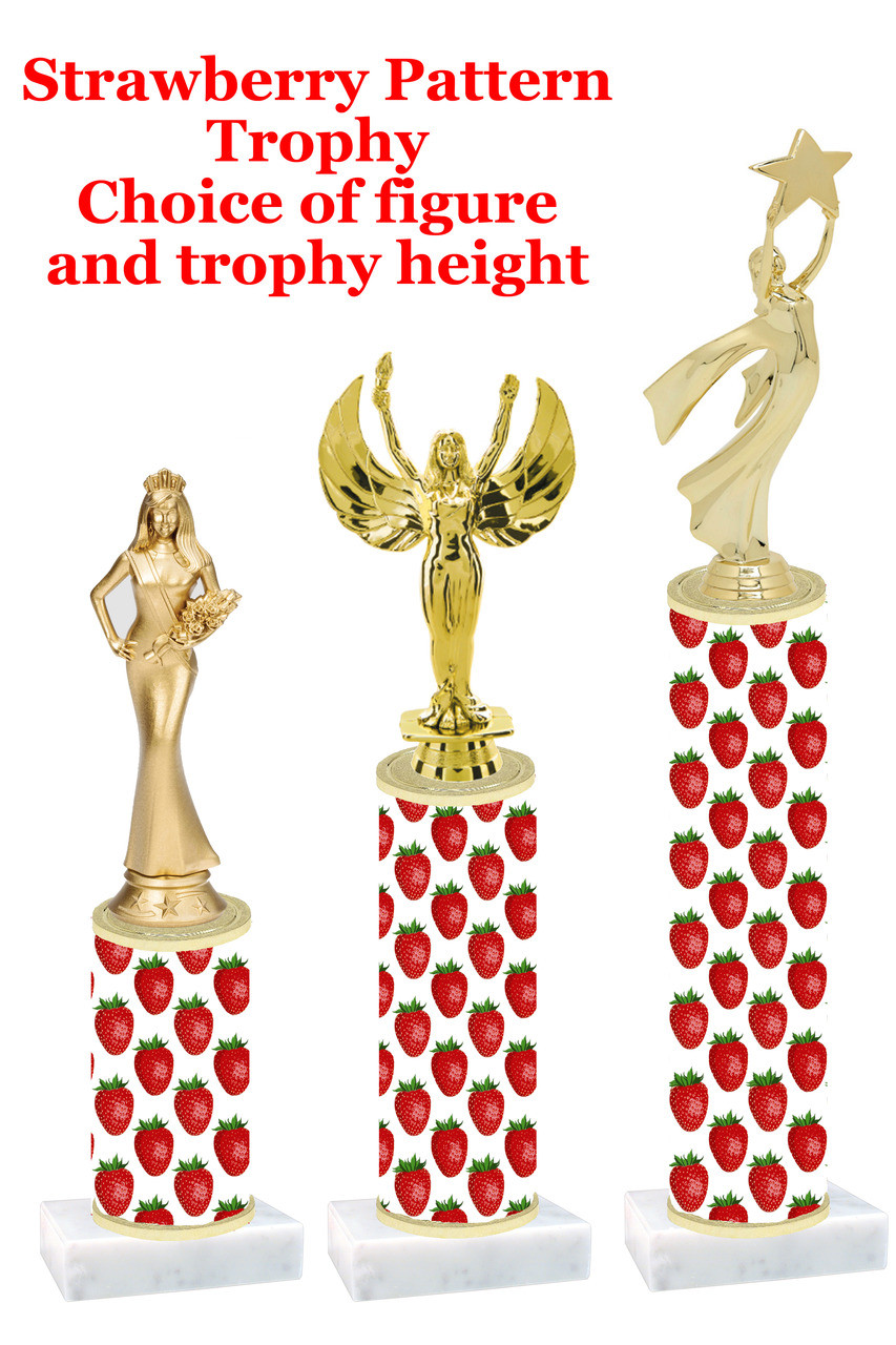 Strawberry pattern Trophy