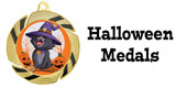 Halloween themed medals