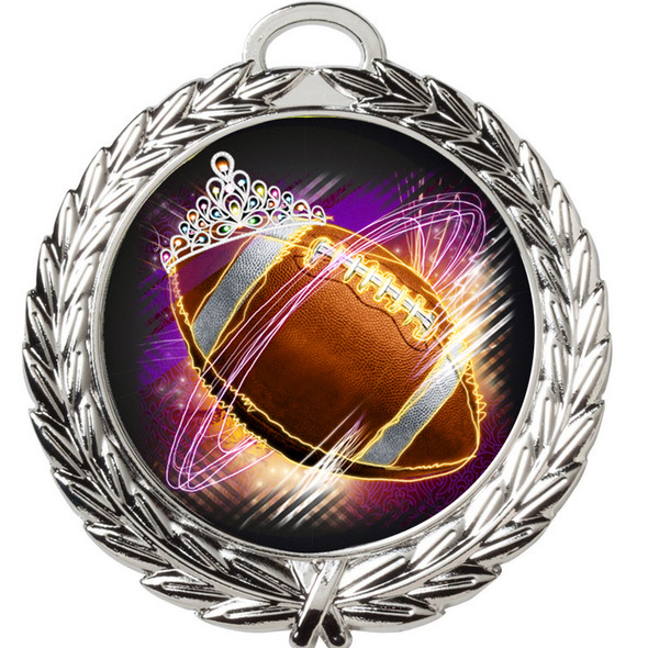 Homecoming Theme Medal.  Great for your escorts, participants, court and queen. Includes free back of medal engraving and neck ribbon.  (md52 Homecoming Theme Medal.  Great for your escorts, participants, court and queen. Includes free back of medal engraving and neck ribbon.  (md52