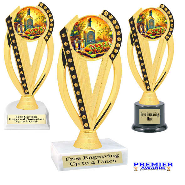 Taco themed trophy - great for your Taco contests, eating contests and more.  Ph76