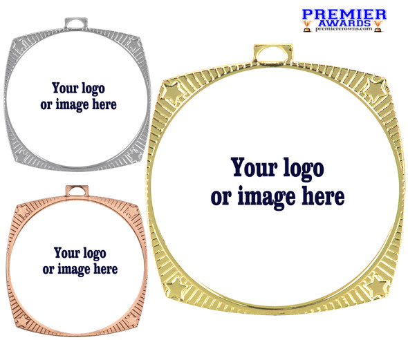 Custom medal.  Upload your logo, art work or text for a unique medal great for any event!  Choice of gold, silver or bronze.