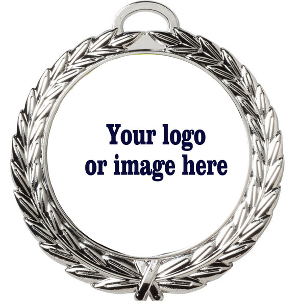 Custom medal.  Upload your logo, art work or text for a unique medal great for any event!  Choice of gold, silver or bronze.