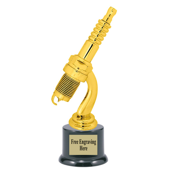 Automotive trophy.  Great trophy for car shows, contests, car guys and more.  Choice of base.    6" to 8" tall trophy