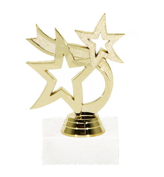 3" Dancing Star trophy.  Great for side awards or participation