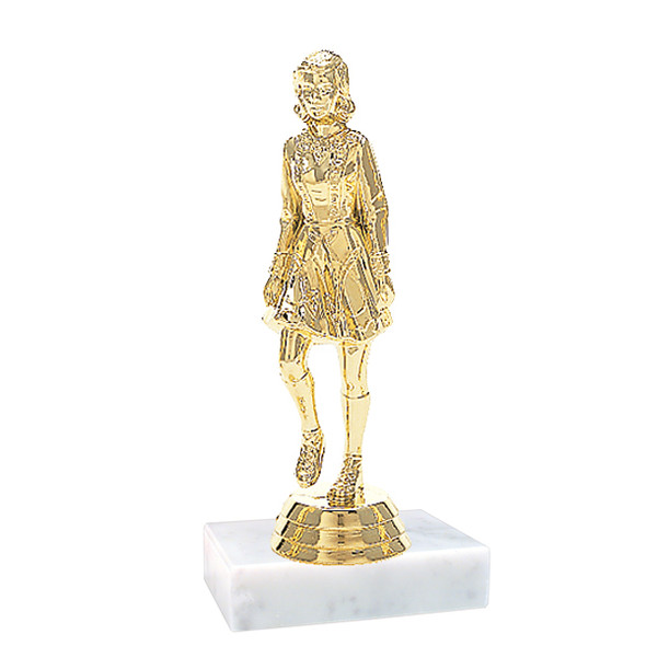 5"  Irish Dancer  Trophy with choice of base (P607) 