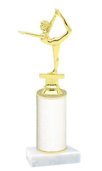 Glitter Column trophy with choice of glitter color, trophy height and base.  (2301
