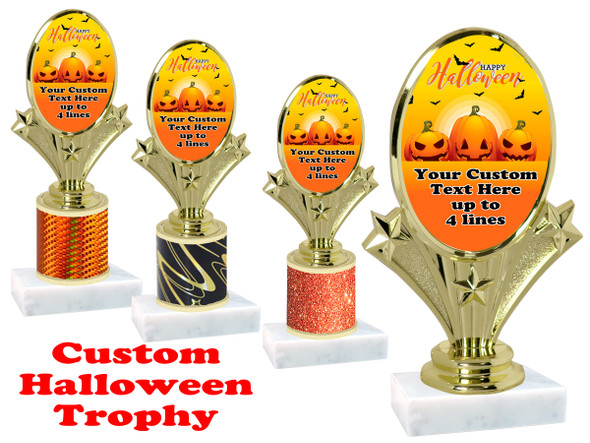 Custom Halloween trophy.   Perfect award for your Halloween pageants, contests and parties. (003