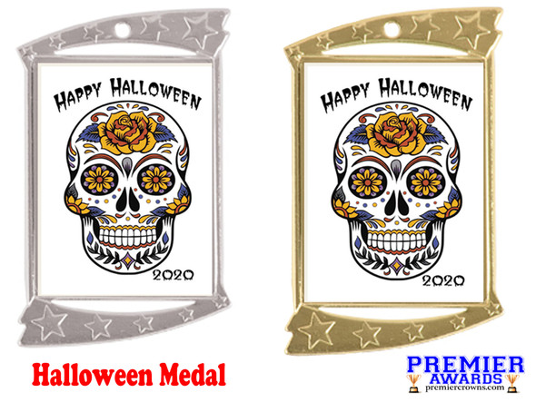 Halloween medal.  Perfect for your Halloween events, pageants, and contests!  006