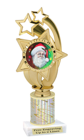Santa trophy.  Perfect for your Holiday pageants, events, contests and more!  ph55
