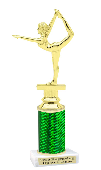 Gymnastics -  Dance trophy.  Great for your dance recitals, contests, gymnastic meets, schools and more. f2301