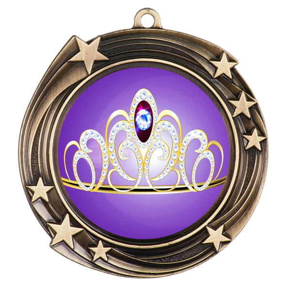 Crown medal.  Great for your pageants, events, contests and for the Queen or Princess in your life.  930g