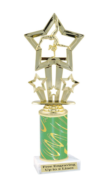 Gymnastics - Dance Trophy.  Great trophy for your pageants, events, contests, recitals, and more.  f761