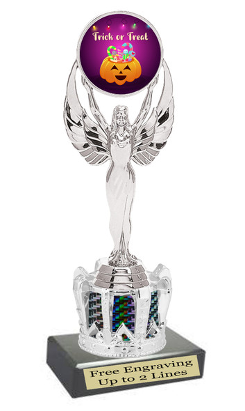 Halloween trophy. Great trophy for your Halloween events, pageants and more.  8.5" tall - design 6