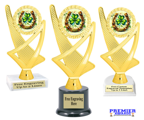 St Patrick's Day  Theme trophy.  Great trophy for your pageants, events, contests and more!   ph107