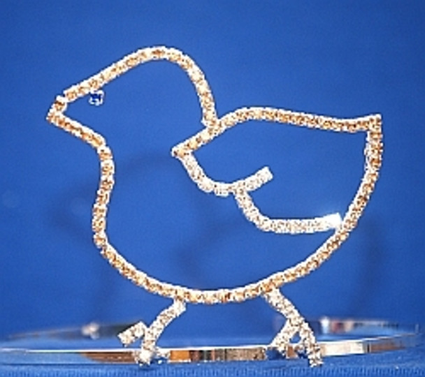 3.5" chick tiara with side combs   CR-02  d52