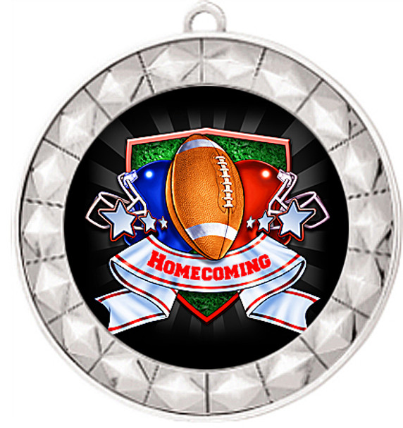 Homecoming Theme Medal.  Includes free back of medal engraving and neck ribbon