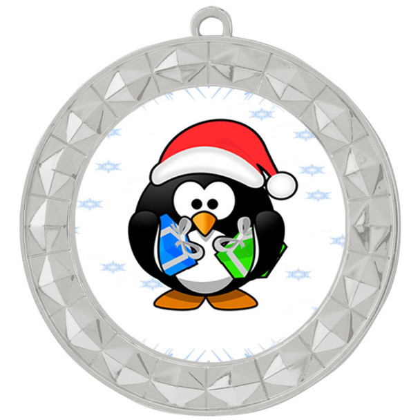 Penguin  theme medal..  Includes free engraving and neck ribbon.   penguin-935s