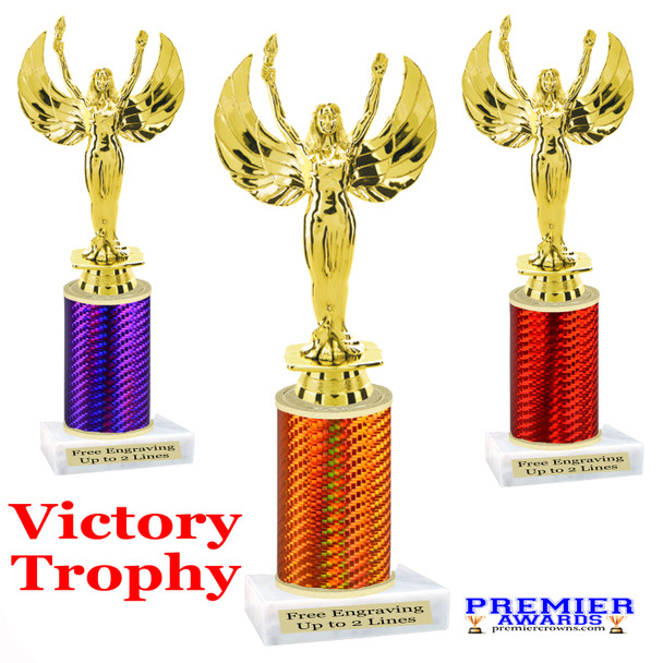 Victory  trophy.  Great trophy for your pageants, events, contests and more!   1 Column. Victory