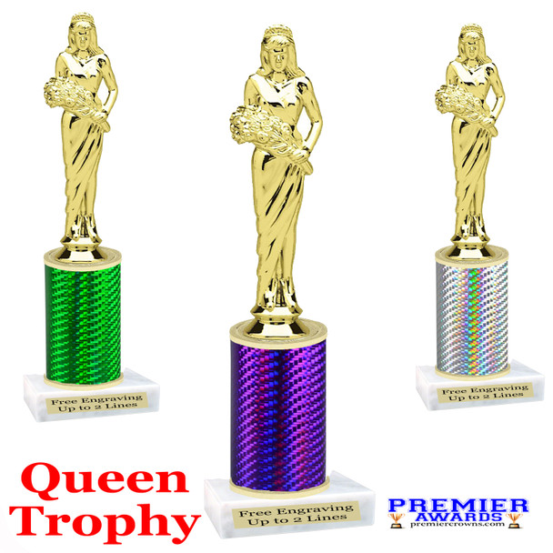  Queen  trophy.  Great trophy for your pageants, events, contests and more!   1 Column. 