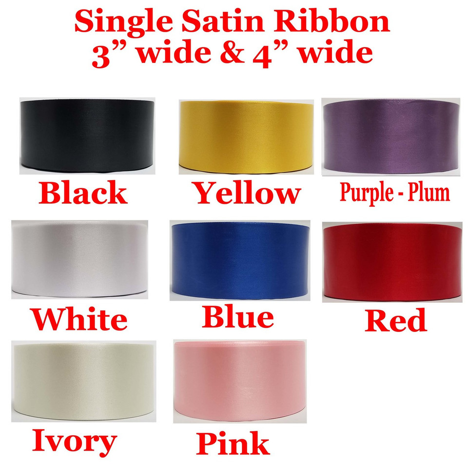 Single Satin Sash