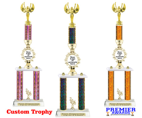 Pageant 2-column trophy