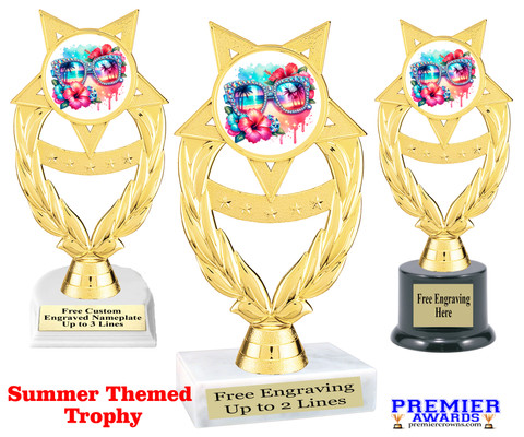 Butterfly theme trophy