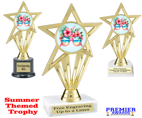 Butterfly theme trophy