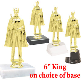 6" King figure on choice of base