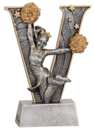 5" Resin Cheer Trophy   DISCONTINUED