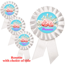 Rosette with choice of title