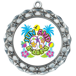 Fun and Sun Medal.  Includes free engraving and neck ribbon. (MD40s