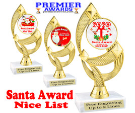 Santa Award - Nice List.   Give a Santa Award for those in your life who are on the Nice List!