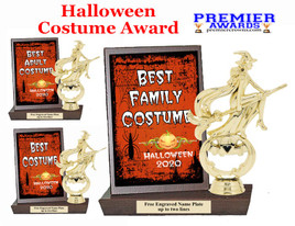 Halloween Costume Contest Plaque and Figure.   A unique award for all of your Halloween theme events and contests  (005