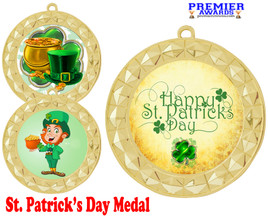 St. Patrick's Day Medal.   Great award for your pageants, events, competitions, parties and more.  -935g