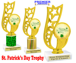 St. Patrick's Day Trophy.   Great award for your pageants, events, competitions, parties and more.  -92226