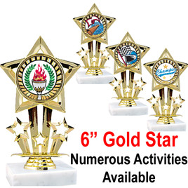 6" Star figure with numerous sports & activities available