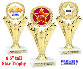 2024 Theme trophy.  Great trophy for your pageants, events, contests and more! h501   