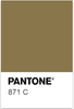 871 Gold Offset Ink Color Chip