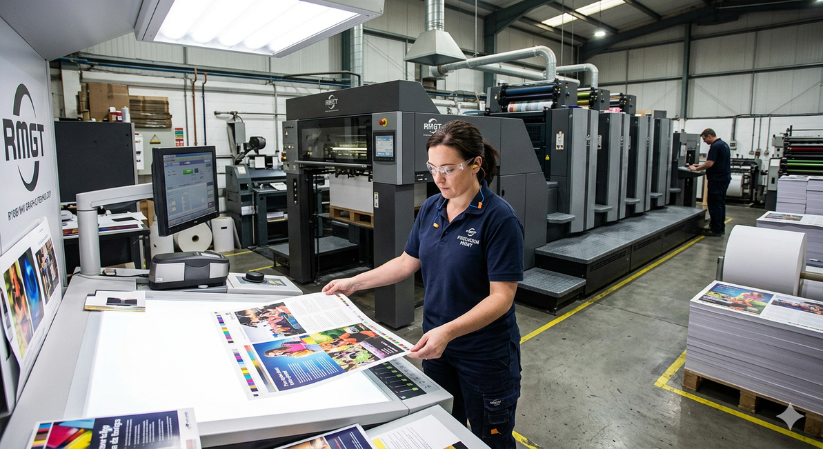 The Commercial Printer’s Guide to KMI High-Reactivity LED-UV Inks for Heidelberg and Ryobi RMGT Presses