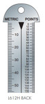 Gaebel Rulers 612-H Series Line Gauges 