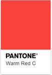 Pantone Warm Red