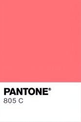 Pantone Fluorescent Red 805