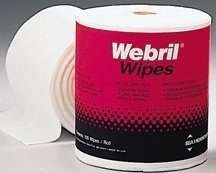 Webril Wipes 8" x 8" by Fiberweb (8 rolls/case)
