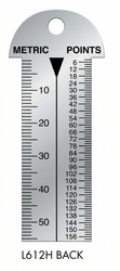 Gaebel Rulers 612-H Series Line Gauges