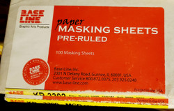 Baseline Masking Sheets  -  Hamada C-252
