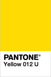 Pantone 012 Yellow