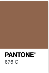 876 Gold Offset Ink Color Chip
